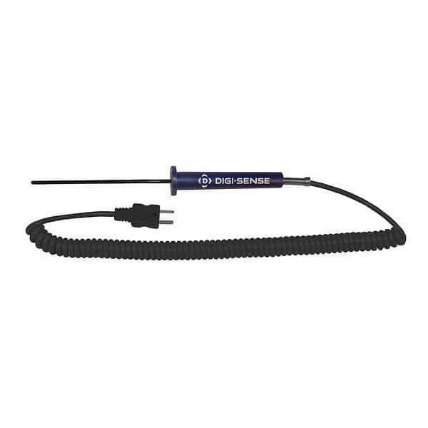 Compact PFA-Coated Thermocouple Probe, 4